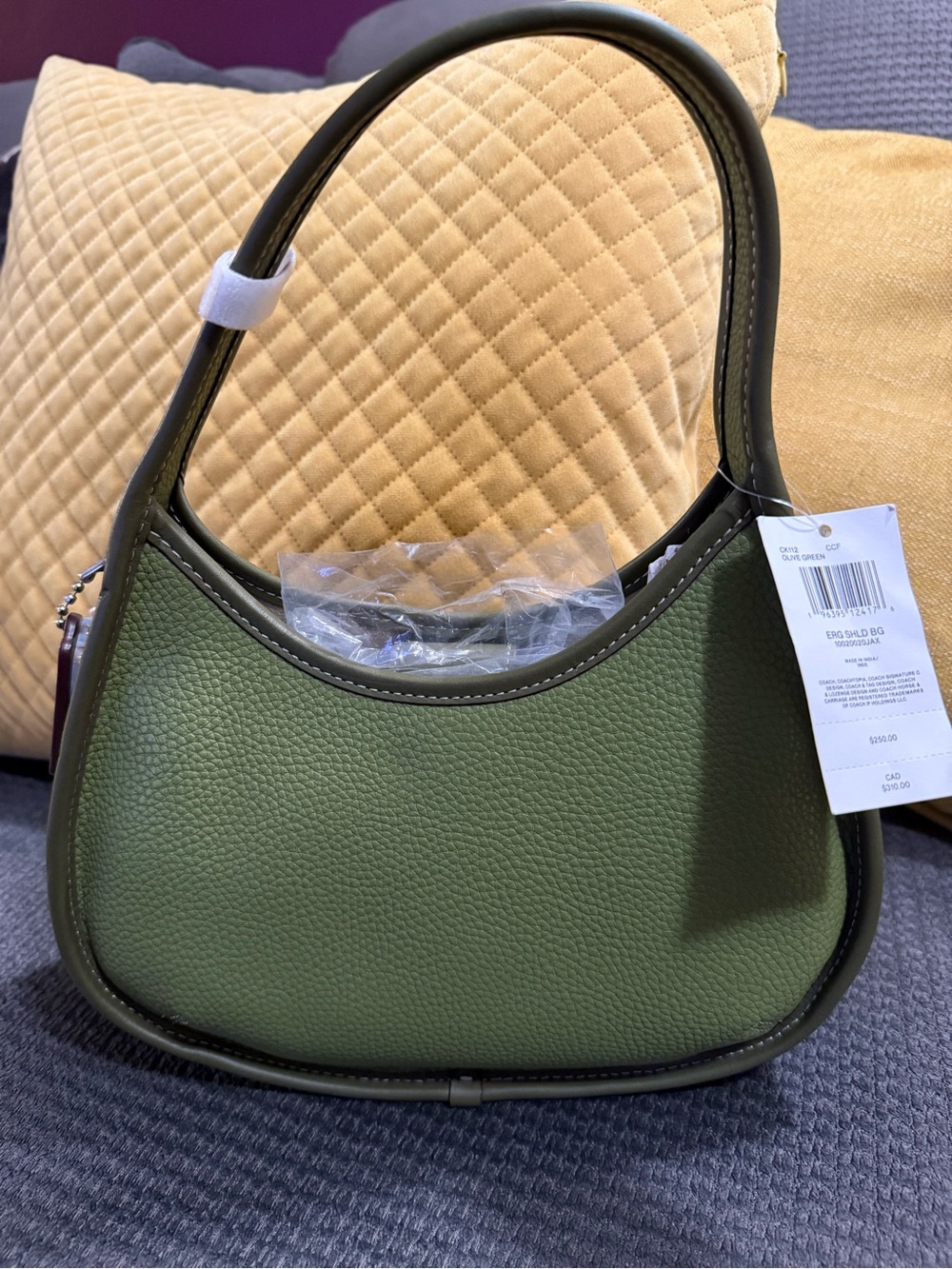 NWT Coachtopia Olive Green Leather Hobo Bag - Women